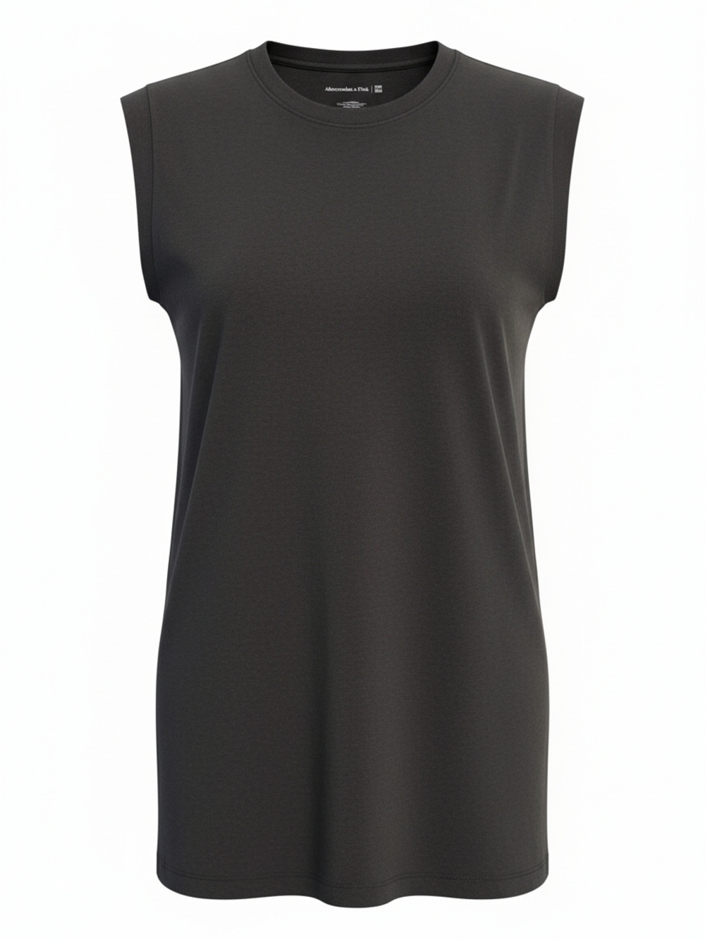 Abercrombie & Fitch Minimalist Sleeveless Dress Xsp Charcoal Casual Capsule
